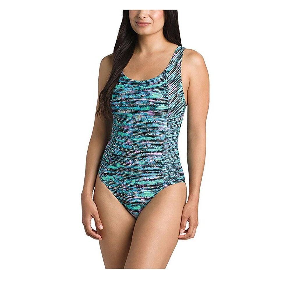 Speedo Womens Size 12 Ultraback Racerback Athletic Training One Piece Swimsuit